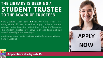 2023 Student Trustee 