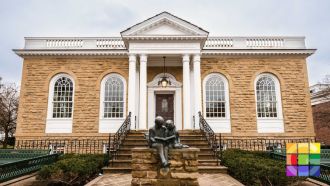 Exterior View of the Granville Public Library