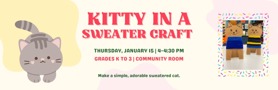 1-15 Kitty in a Sweater Craft