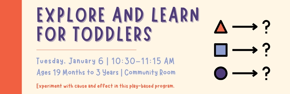 1-6 Explore and Learn for Toddlers