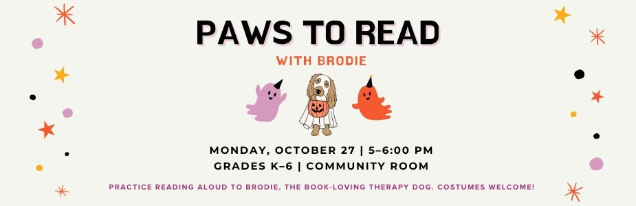10-27 Paws to Read