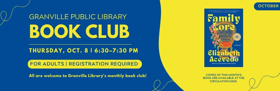 10-8 Granville Library Book Club
