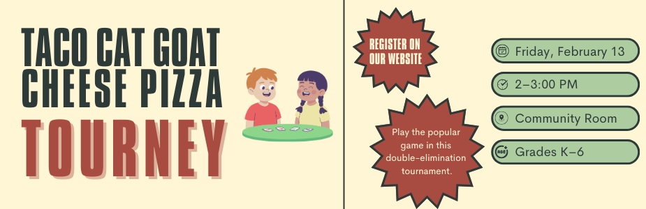 2-13 Taco Cat Goat Cheese Pizza Tournament