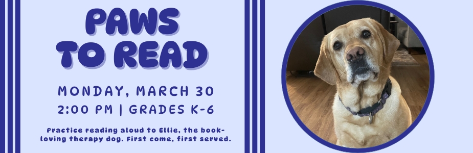 3-30 Ellie Paws to Read