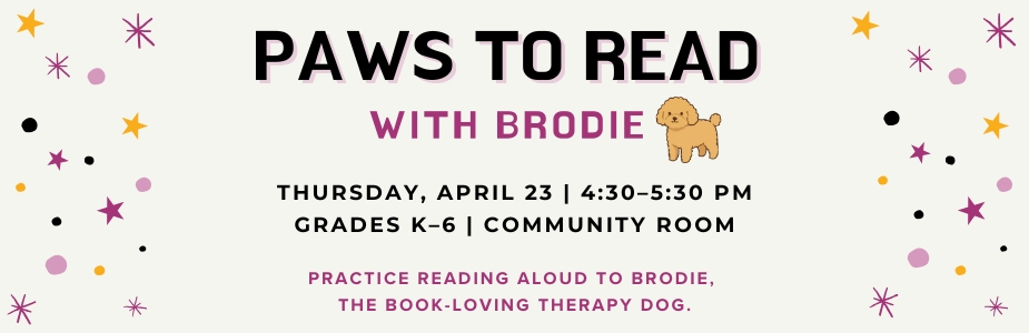 4-23 Paws to Read