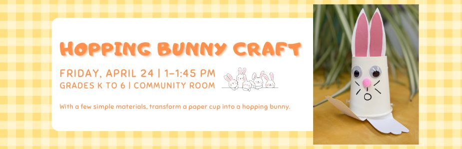 4-24 Hopping Bunny Craft