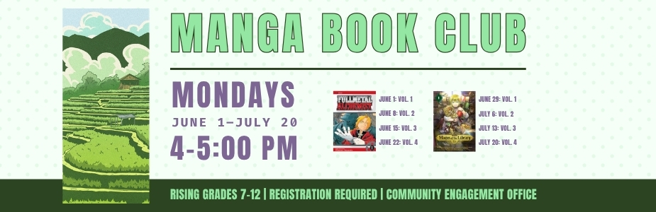 Summer Manga Book Club