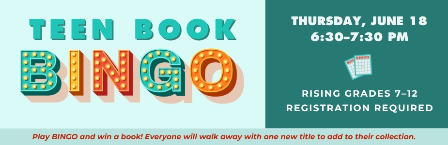 6-18 Teen Book BINGO