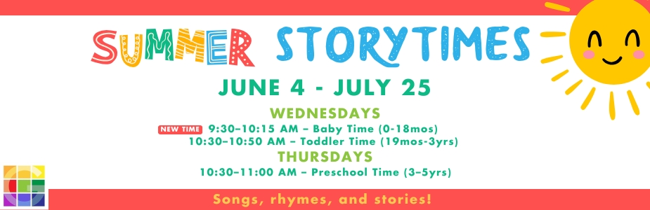 Summer Storytimes