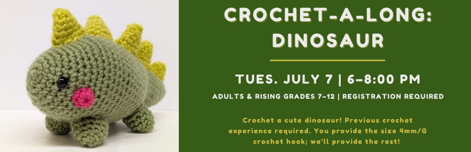 7-7 Crochet-a-Long: Dinosaur