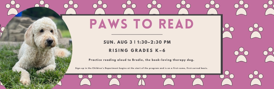 8-3 Paws to Read