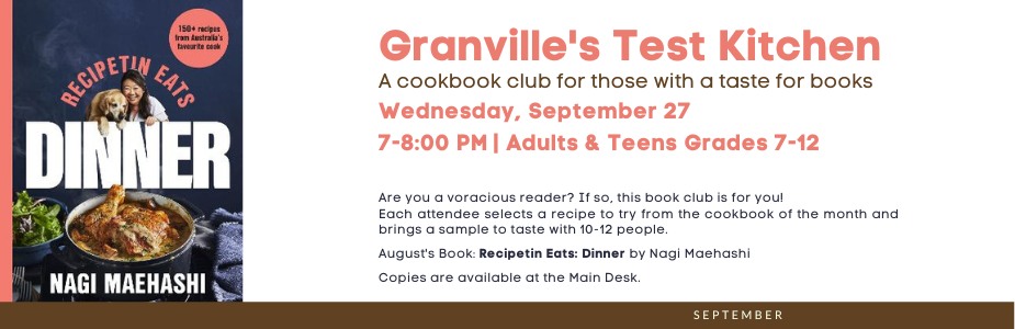 9-27 Granville's Test Kitchen