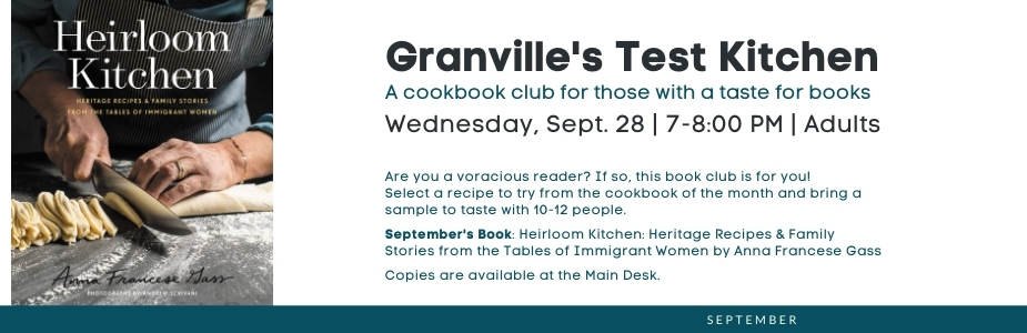 9-28 Granville's Test Kitchen