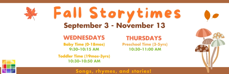 Fall Storytimes
